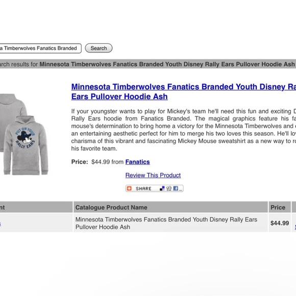 NEW Disney Fanatics Baseball Minnesota Timberwolves Mickey MLB Pullover Hoodie L - Picture 9 of 11
